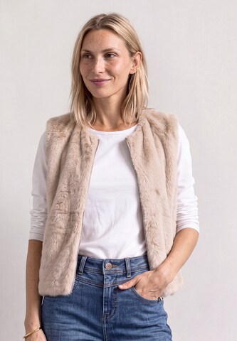 STREET ONE Vest in Beige: front