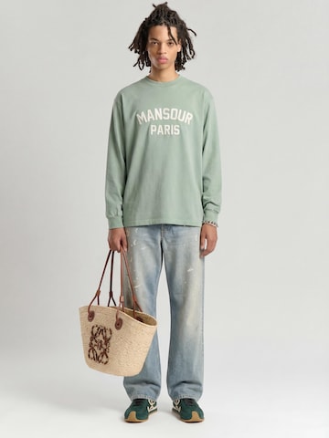 Mansour Bluser & t-shirts 'Paris College Longsleeve' i grøn: forside