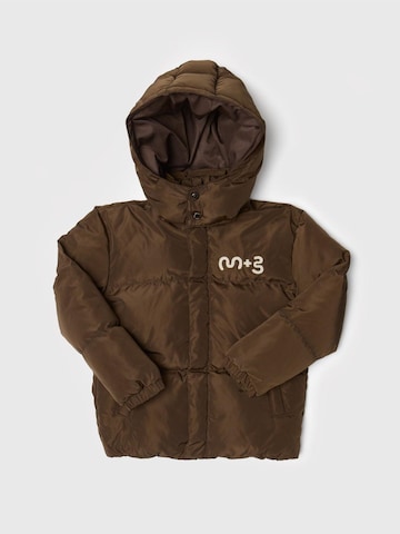 Maru + Bo Performance Jacket 'WEATHER-RESISTANT JACKET WITH HOOD' in Brown: front