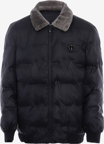 rovic Winterjacke in Schwarz: Vorderseite