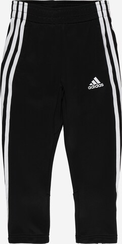 ADIDAS SPORTSWEAR Regular Workout Pants in Black: front