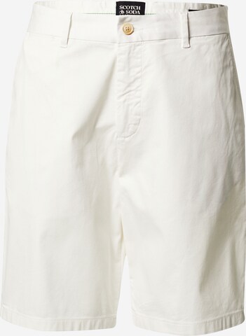 SCOTCH & SODA Chino kalhoty 'Stuart' – bílá: přední strana