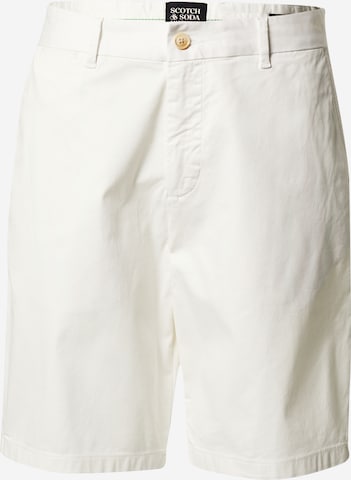 SCOTCH & SODA Chino 'Stuart' in Wit: voorkant