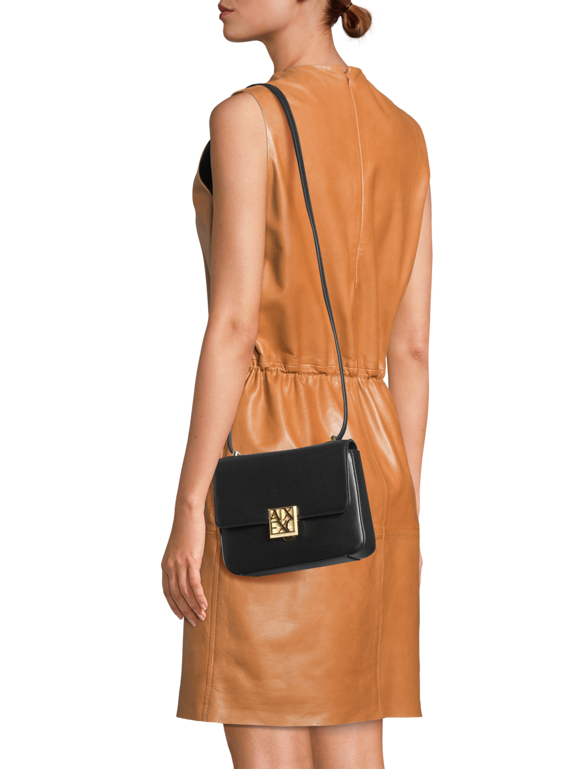 ARMANI EXCHANGE Чанта с презрамки 'Amy' в черно