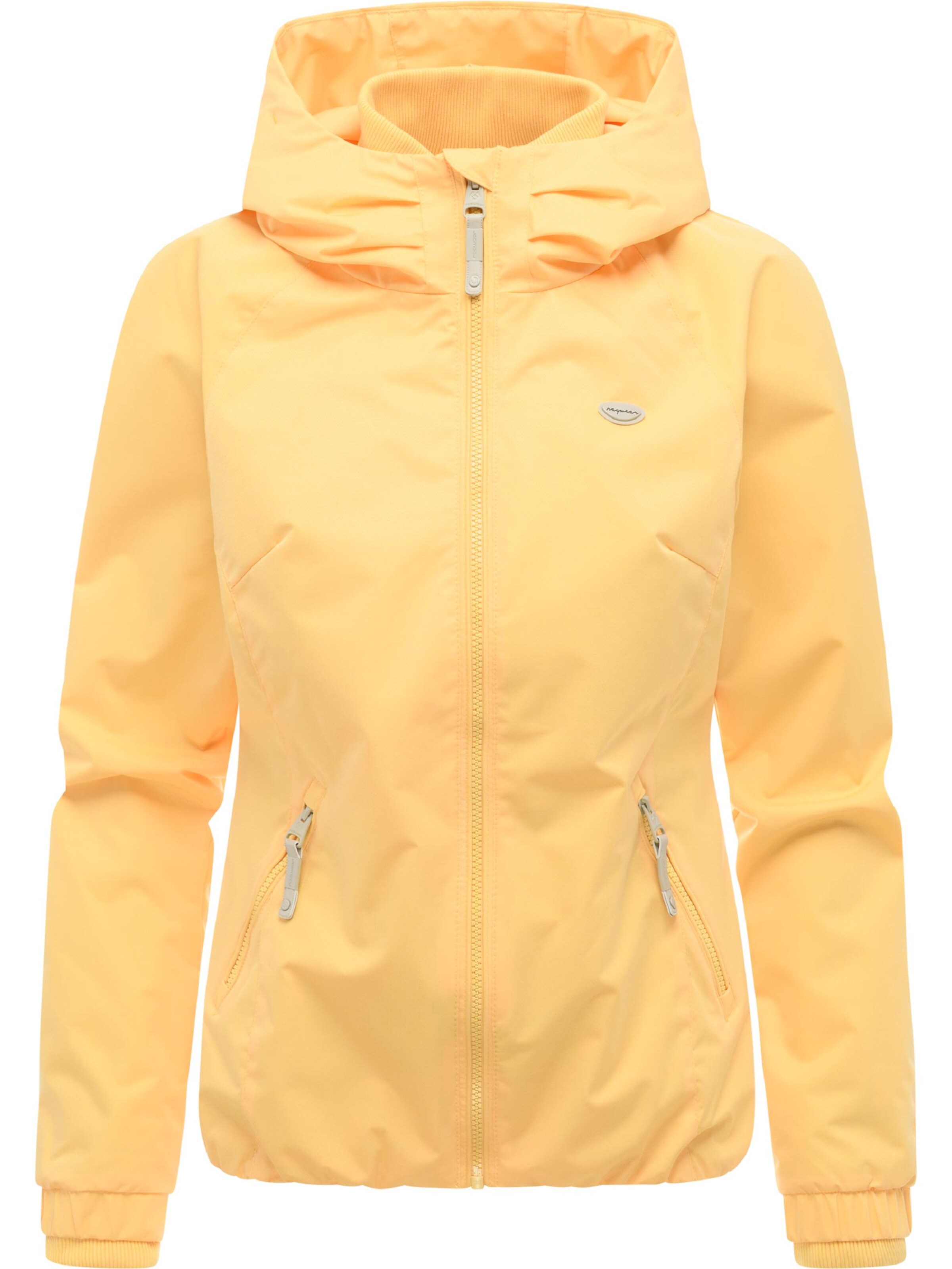 Ragwear Functionele jas 'Dizzie' in Geel: voorkant