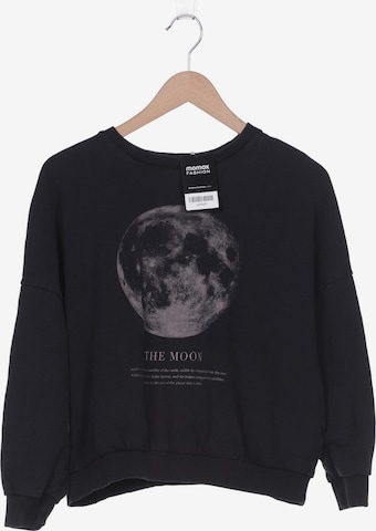 even&odd Sweatshirt & Zip-Up Hoodie in L in Black: front