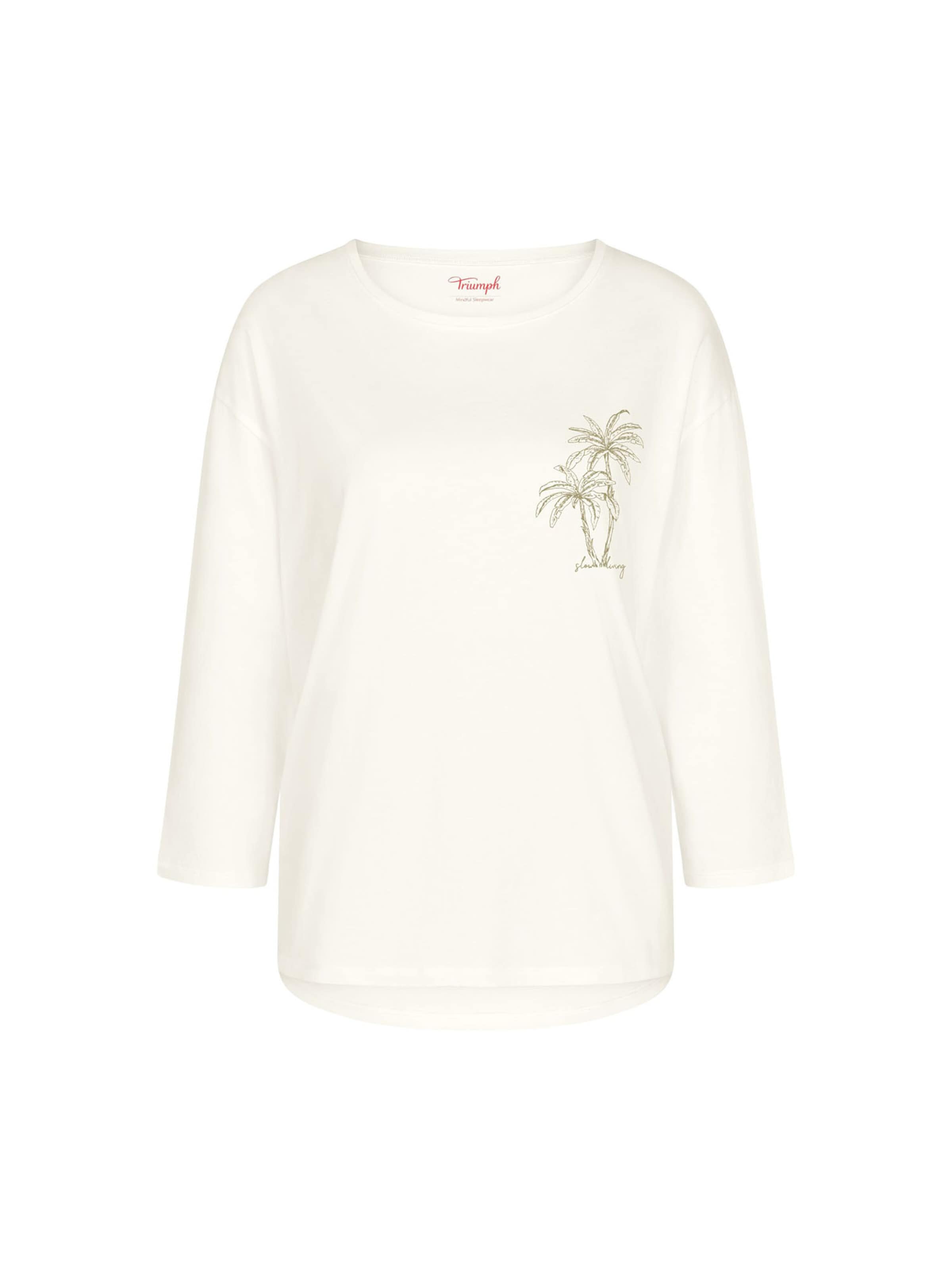 TRIUMPH Shirt ' Red Label Mix & Match ' in White: front