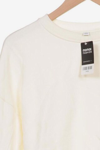 TOPSHOP Sweatshirt & Zip-Up Hoodie in S in White