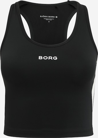 BJÖRN BORG Sports top in Black: front