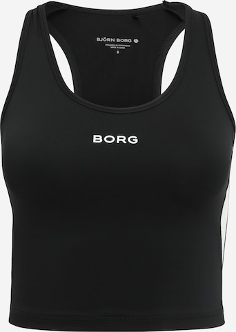 BJÖRN BORG - Top desportivo em preto: frente