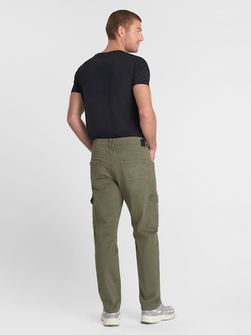 Regular Pantalon cargo 'BULLET' Le Temps Des Cerises en vert