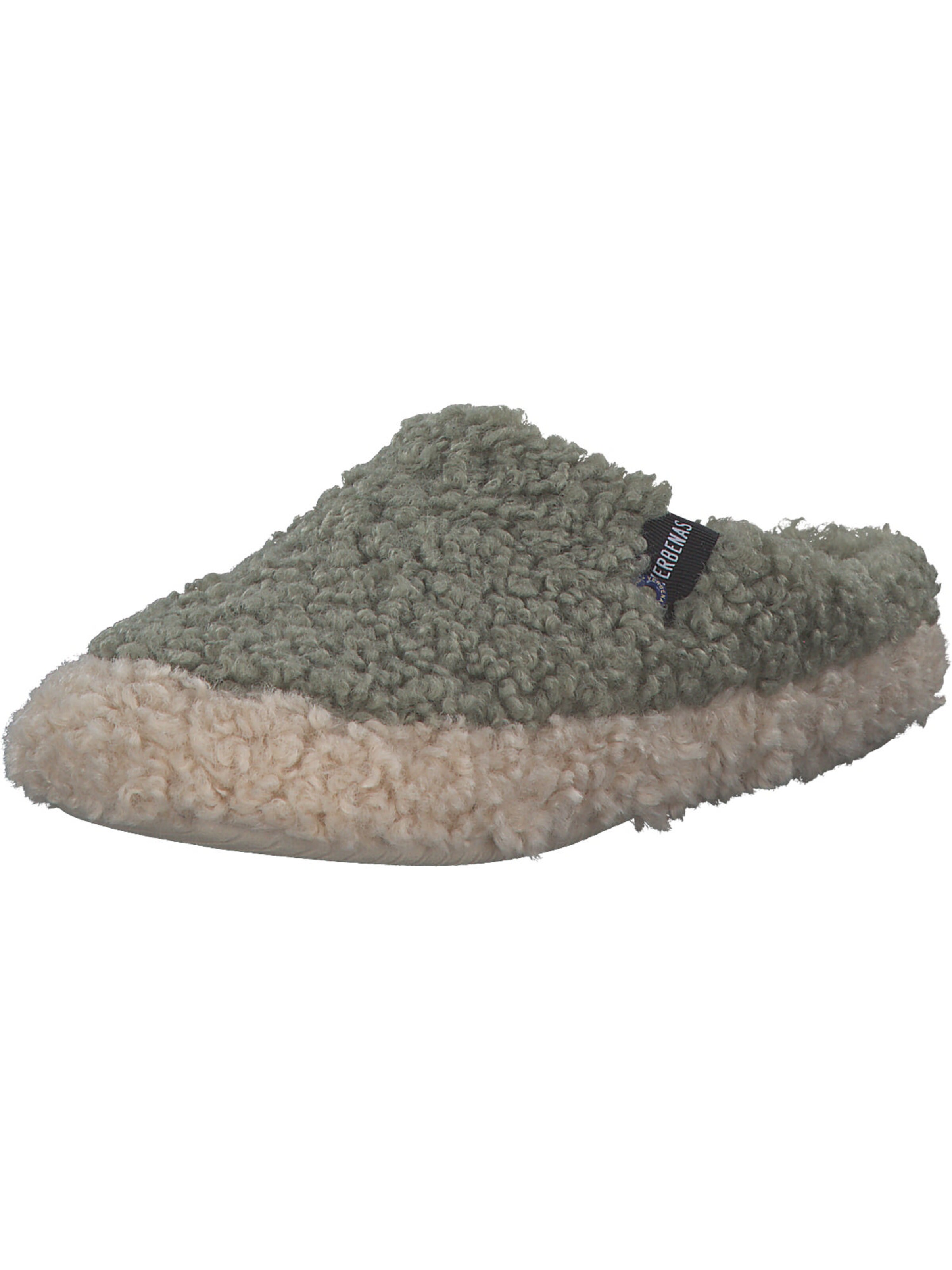 VERBENAS Slippers in Green: front