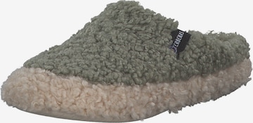 VERBENAS Slippers in Green: front