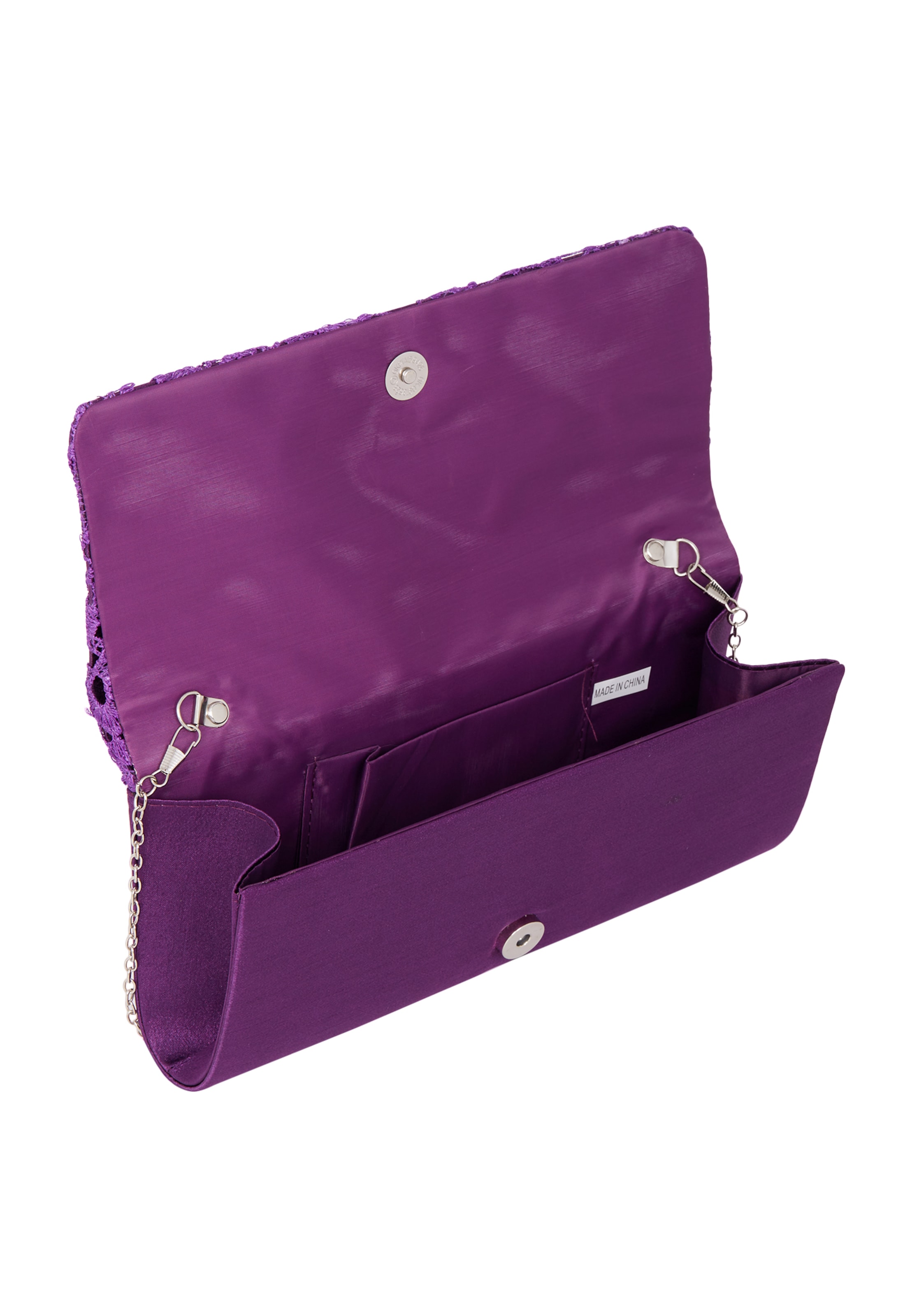 lillā FELIPA "Clutch" stila somiņa