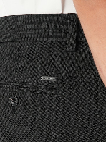 JACK & JONES - regular Pantalón chino 'JPSTOLLIE CONNOR' en negro