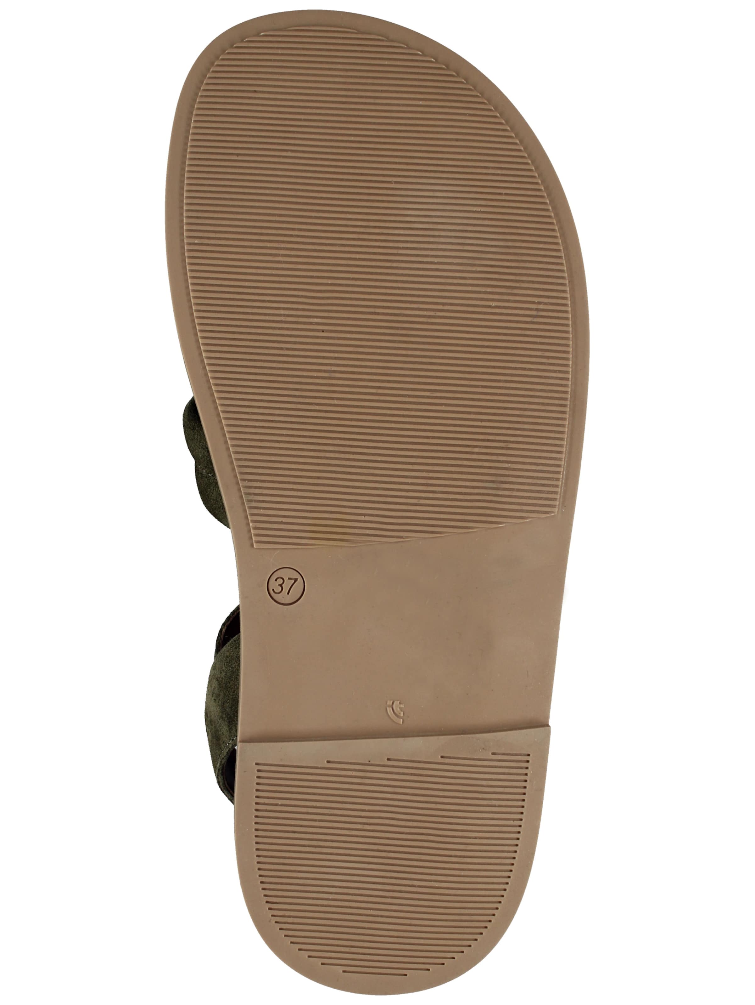 SANSIBAR Sandalen met riem in Groen