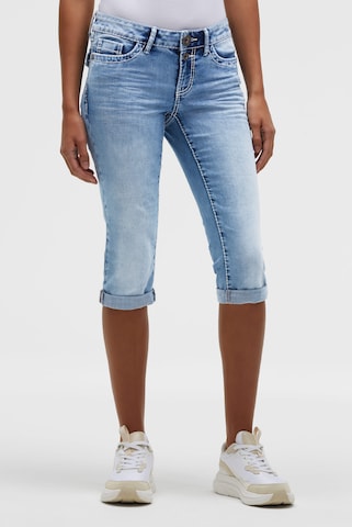 Soccx Regular Jeans in Blue: front