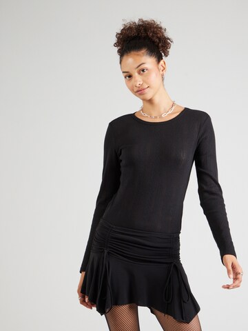 VERO MODA - Camiseta 'Lisa' en negro: frente