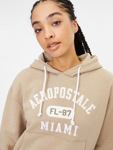 AÉROPOSTALE Sweatshirt in Beige