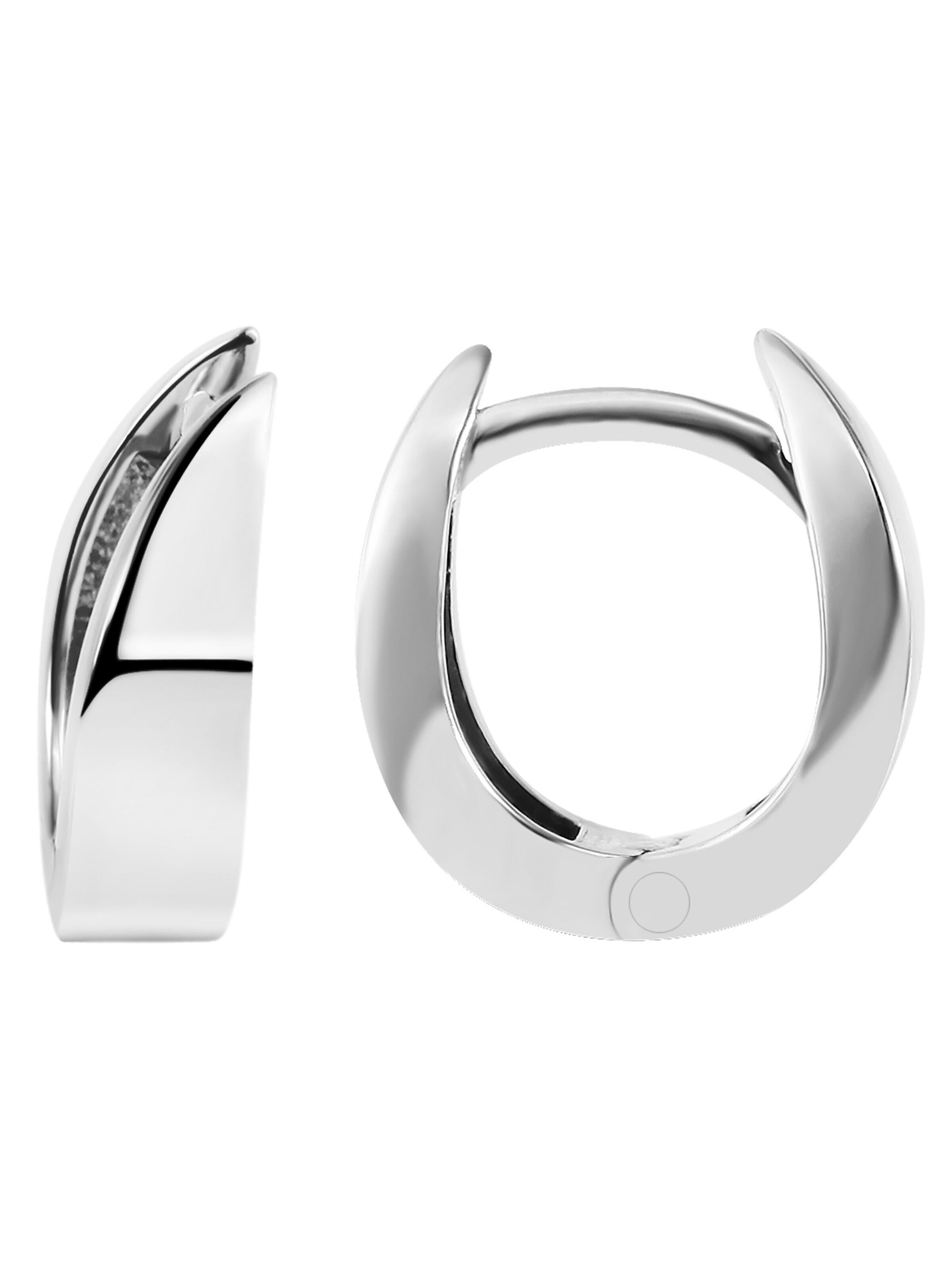 Akzent Earrings '"Allya" aus 925 Sterlingsilber, rhodiniert, langlebig' in Silver