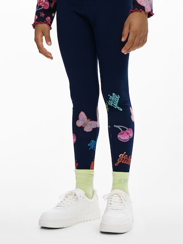 Desigual Skinny Legginsy w kolorze niebieski: przód