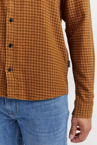 BLEND Regular fit Button Up Shirt in Brown