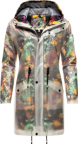 NAVAHOO Ανοιξιάτικο και φθινοπωρινό παλτό σε ανάμεικτα χρώματα: μπροστά
