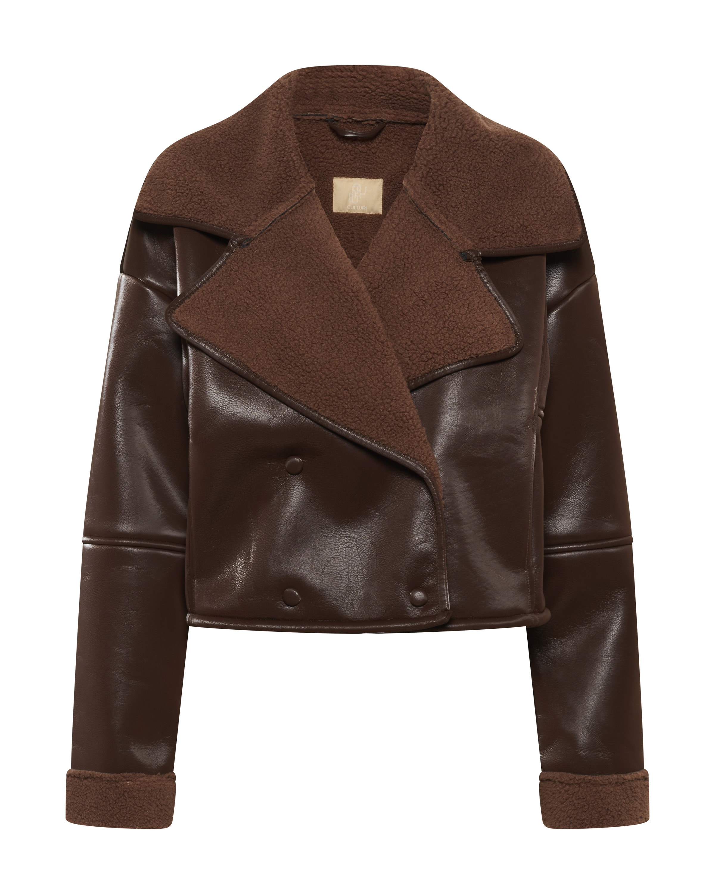 CULTURE Tussenjas 'CULenny' in Bruin: voorkant