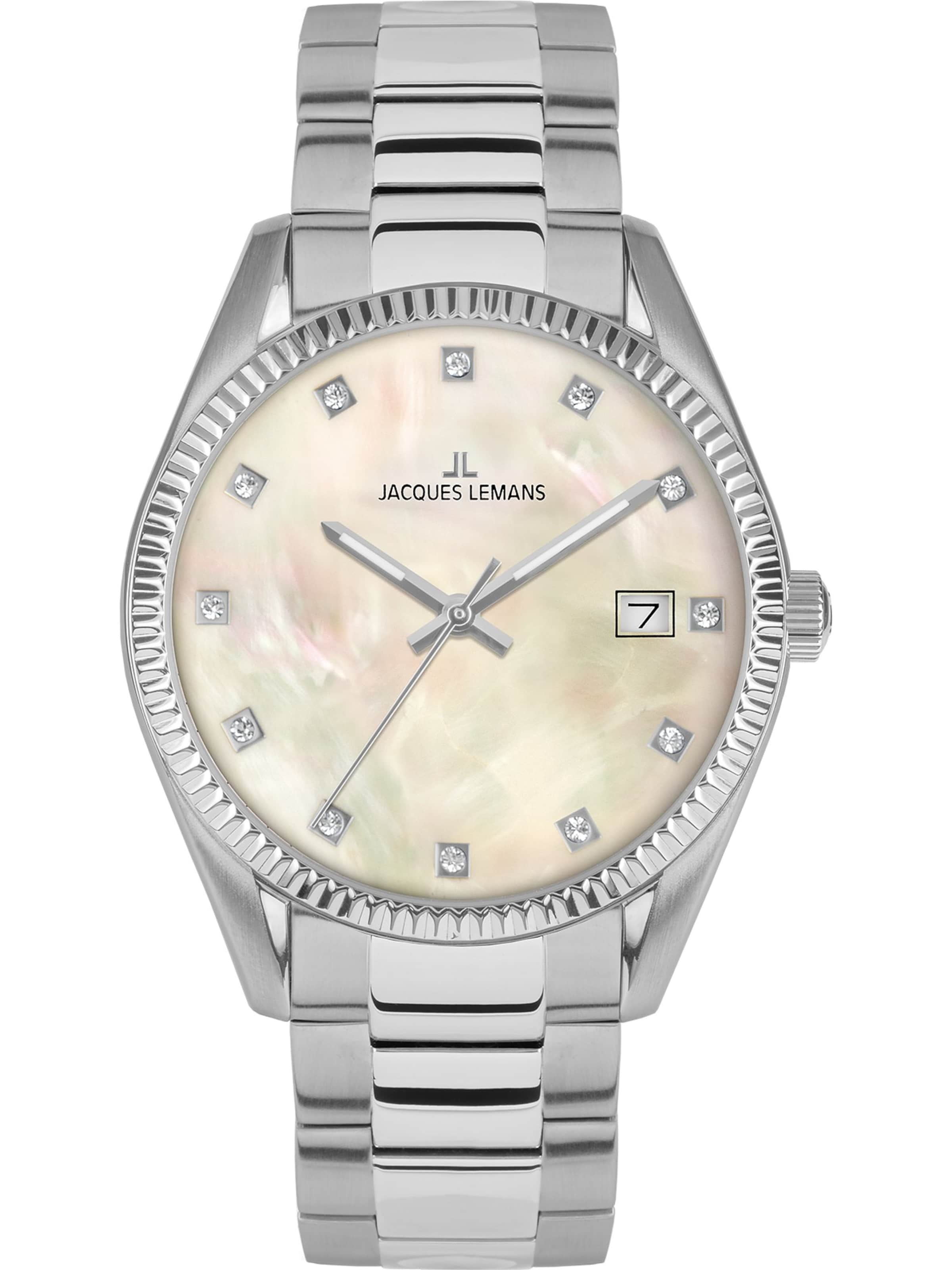 Jacques Lemans Uhr in Silber: Vorderseite