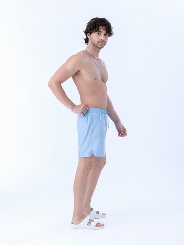 Rockupy Board Shorts 'Cem' in Blue