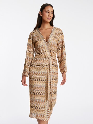 Ana Alcazar Strickjacke ' Pagoli ' in Beige: Vorderseite