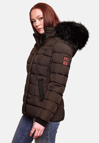 MARIKOO Winter Jacket 'Unique' in Brown