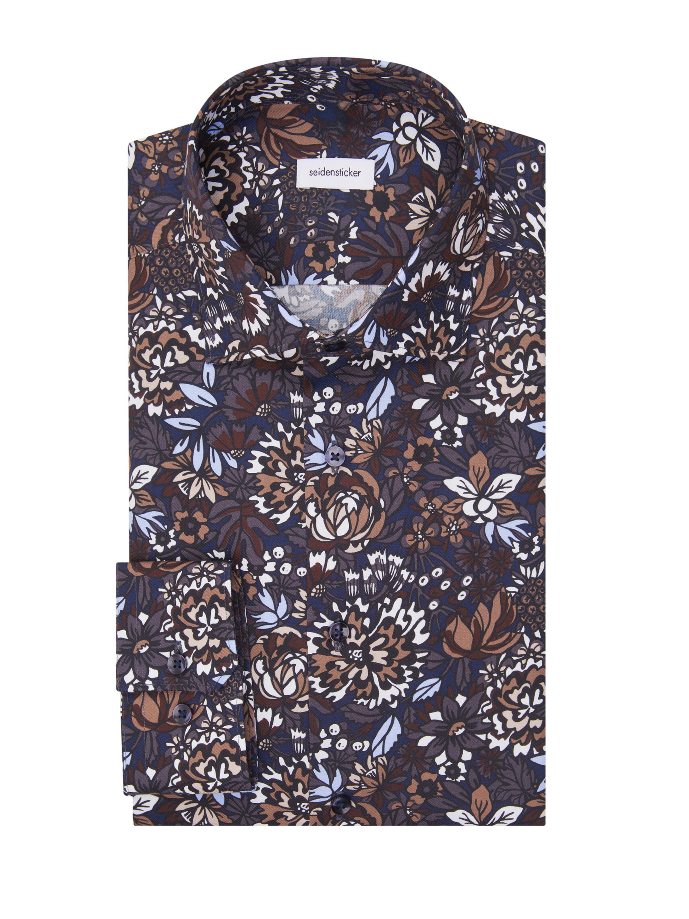 SEIDENSTICKER Regular fit Business shirt 'Schwarze Rose' in Mixed colours