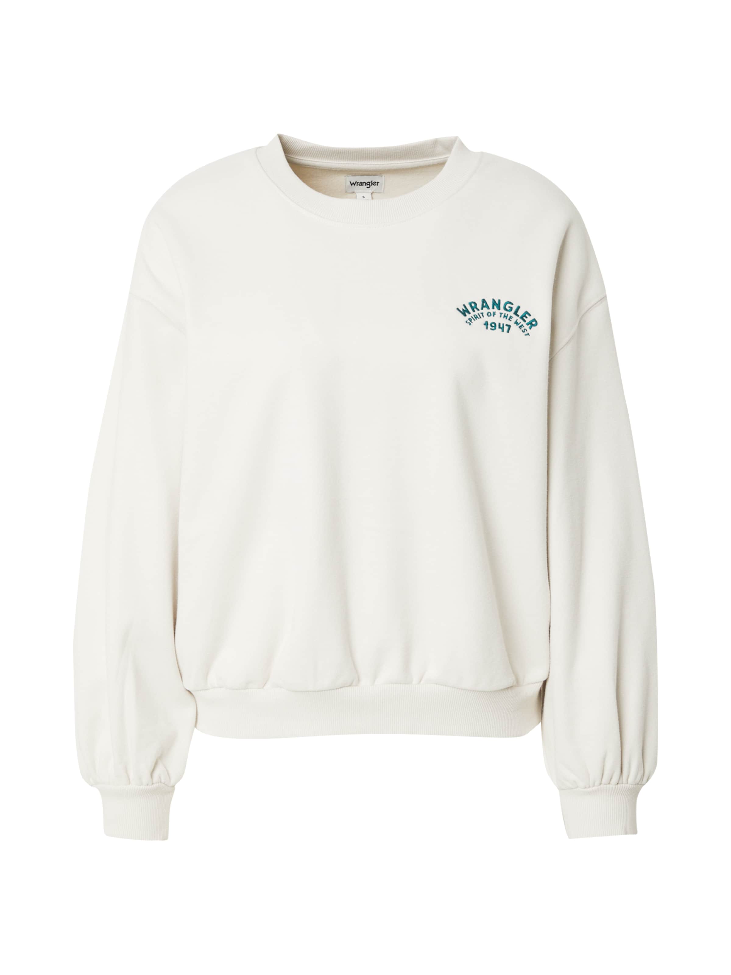 WRANGLER Sweatshirt in Weiß: Vorderseite