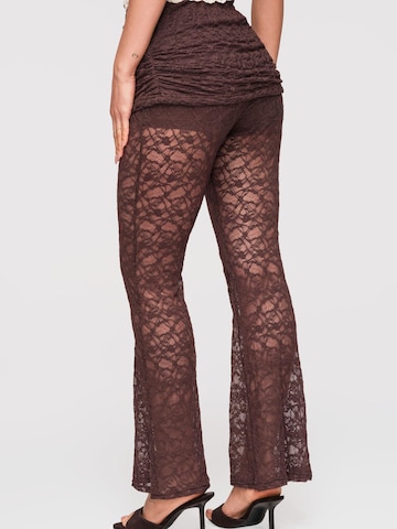Ombre Wide Leg Bukser i brun