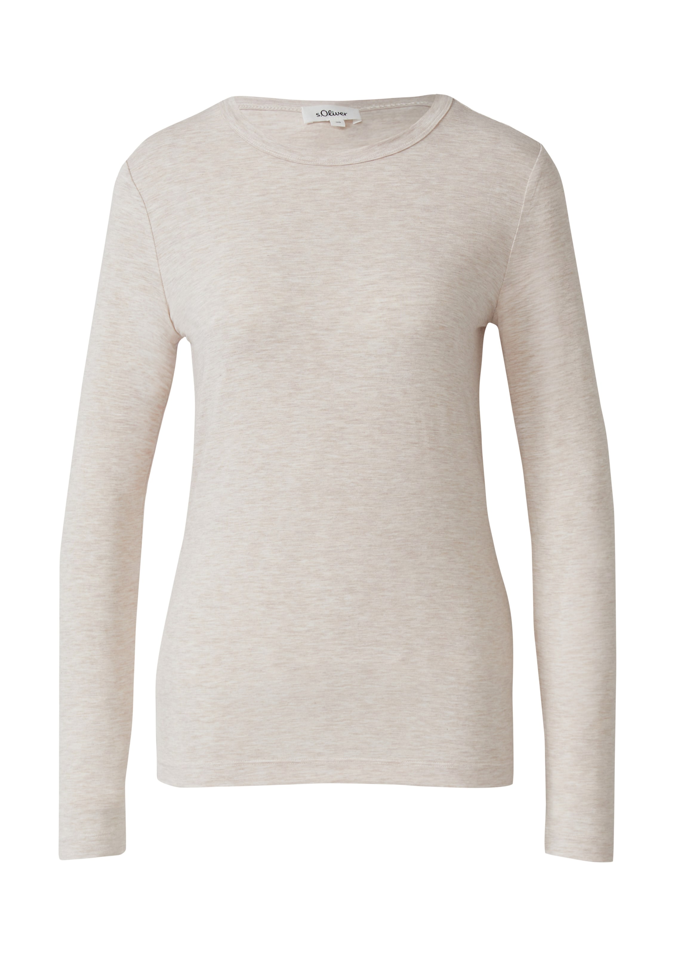 s.Oliver Shirt in Beige: Vorderseite