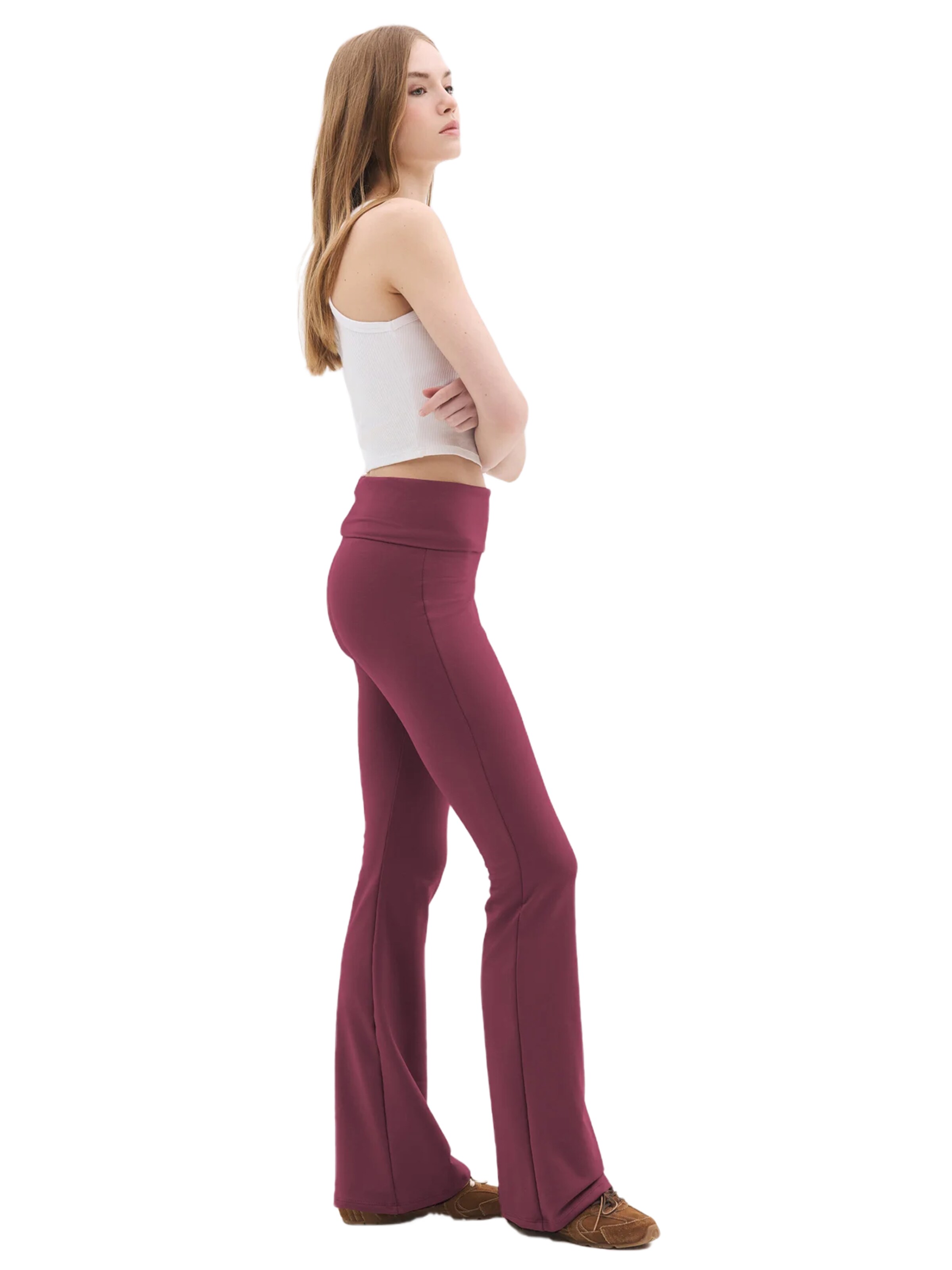 No Matter What Flared Pants in Purple