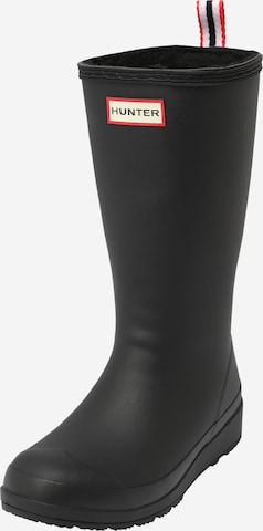 HUNTER Rubber boot in Black: front