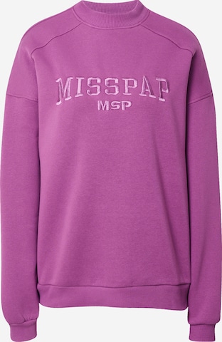 Misspap Sweatshirt in Lila: predná strana