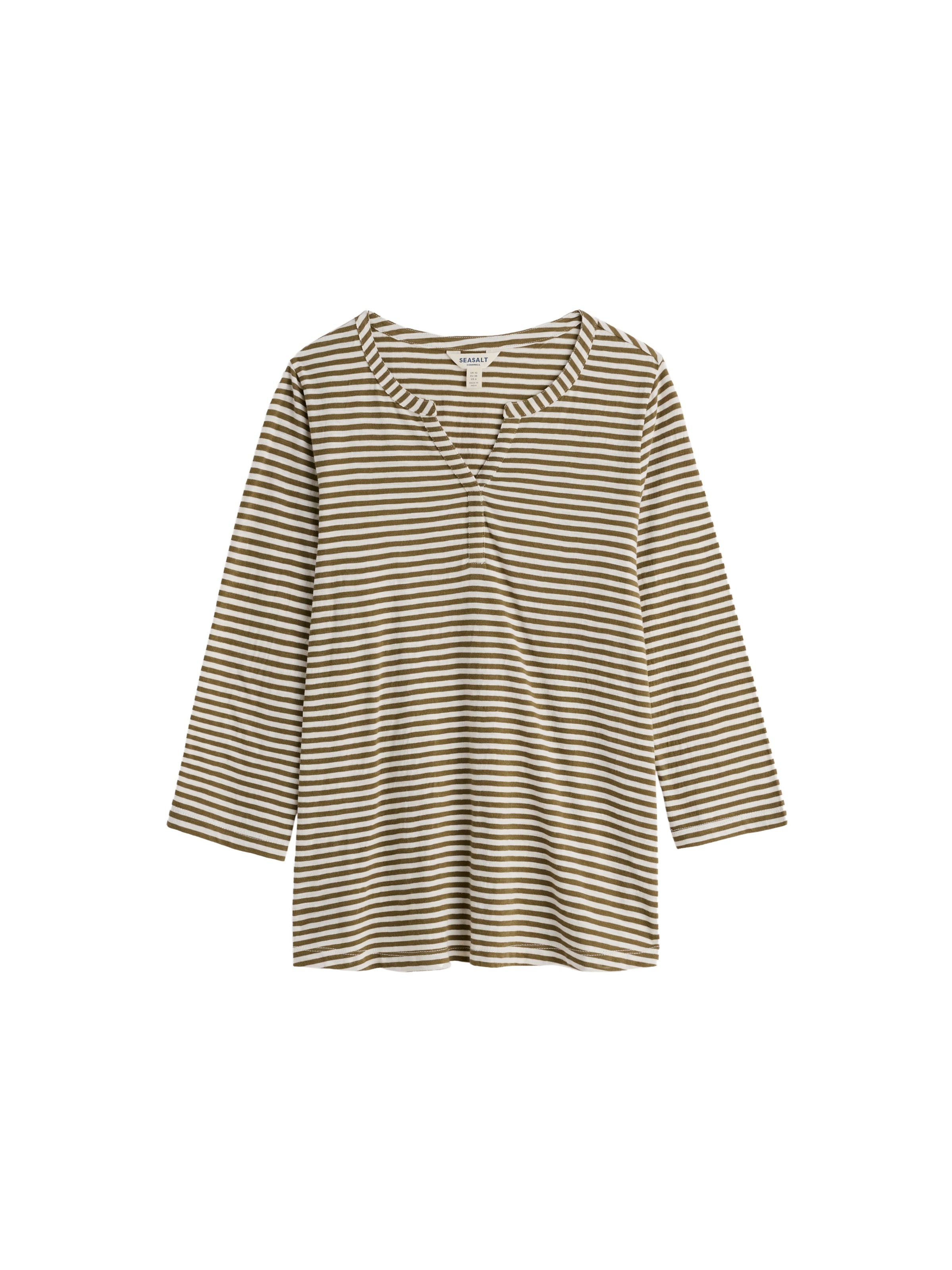 Seasalt Cornwall Shirt 'Carlyon' in Groen: voorkant