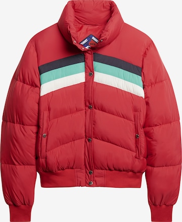 Superdry Tussenjas in Rood: voorkant