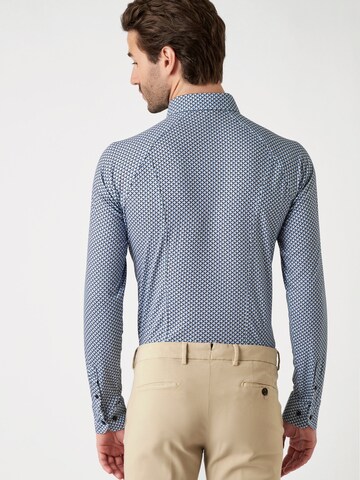 DESOTO Slim fit Overhemd in Blauw