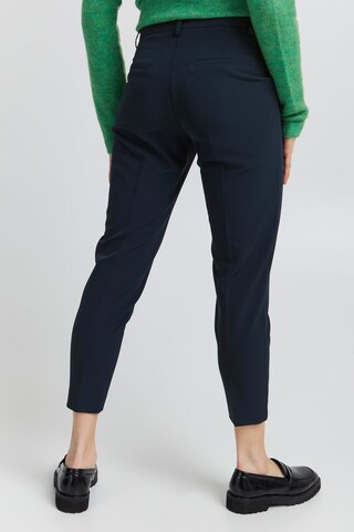 ICHI Slimfit Pantalon 'LEXI' in Blauw