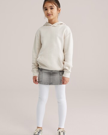 Skinny Leggings WE Fashion en blanc