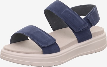 Legero Sandale 'Sunwalker' in Blau: Vorderseite