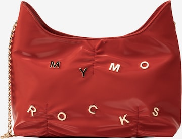 Borsa a spalla di myMo ROCKS in rosso: frontale