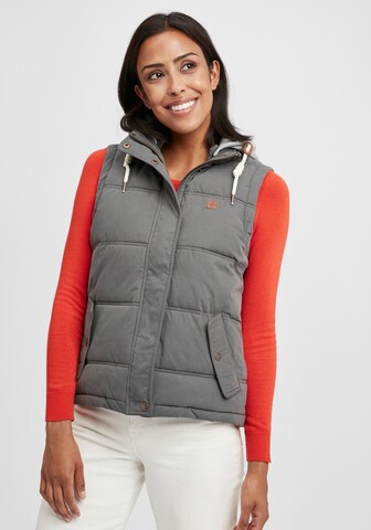 Oxmo - Chaleco 'Lewonda' en gris: frente