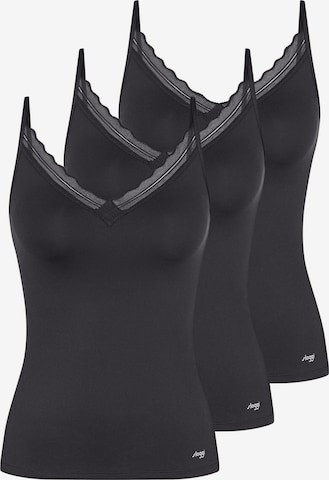 SLOGGI Unterhemd 'Go Blush' in Schwarz: Vorderseite