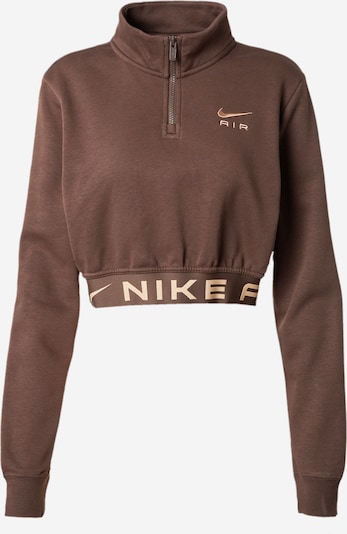 Nike Sportswear Sweat-shirt en marron chiné / or, Vue avec produit