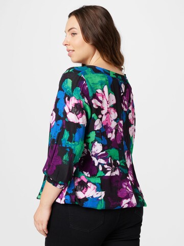 Zizzi Bluse 'MINGER' in Schwarz